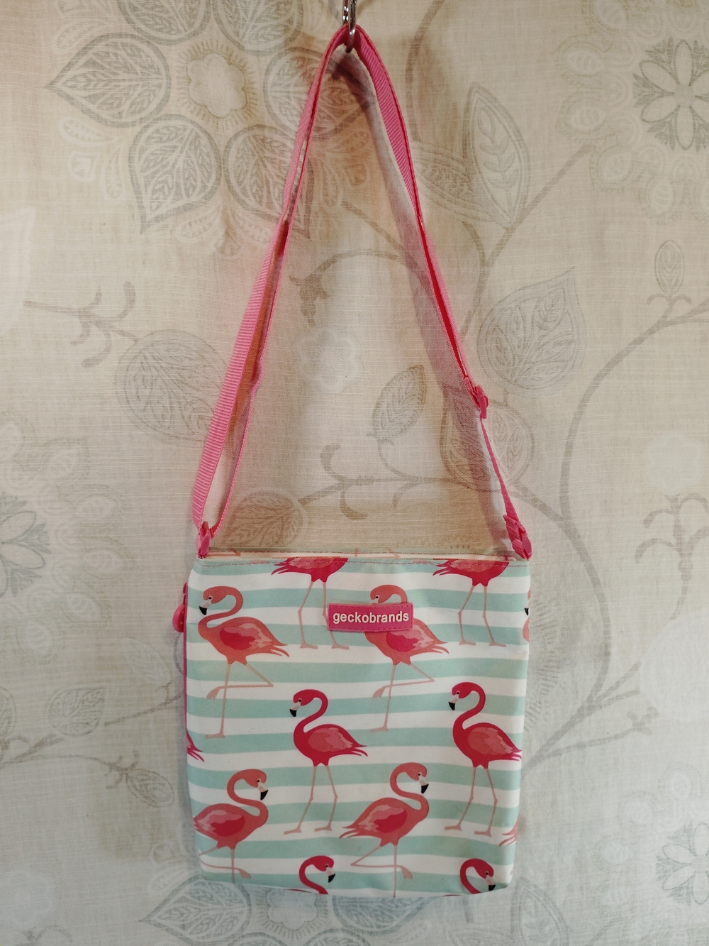 Geckobrands Pink Flamingo Crossbody Bag